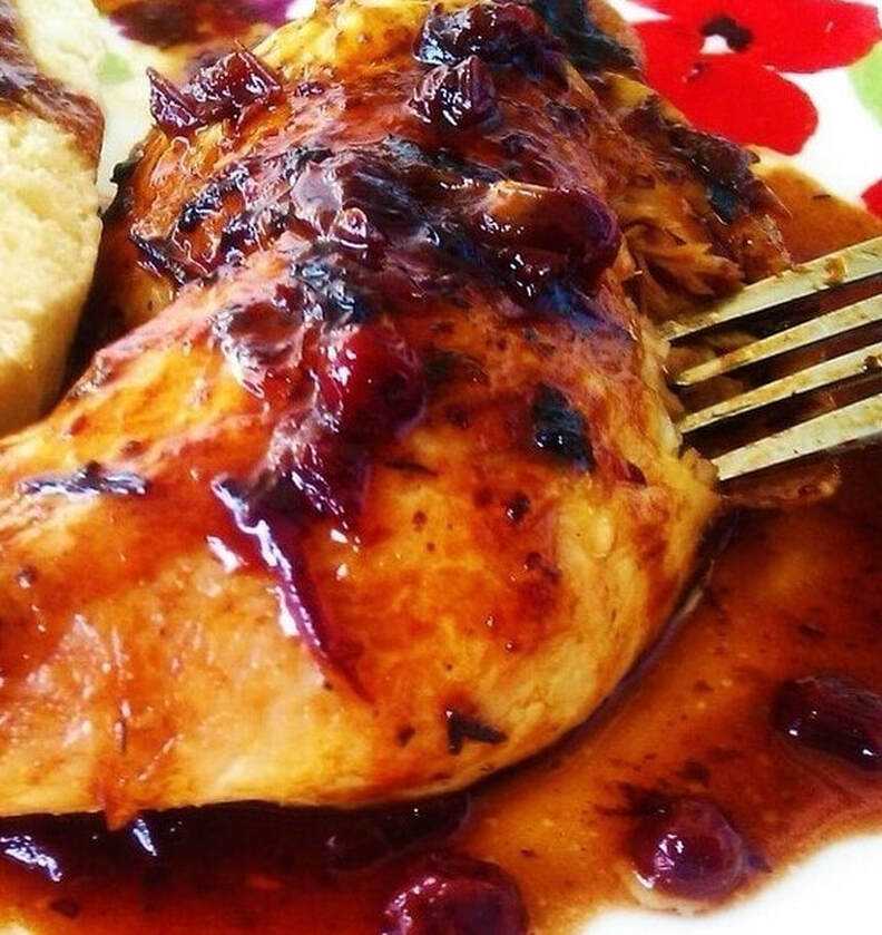 Fried Turkey Wings With Cranberry Glaze Recipe